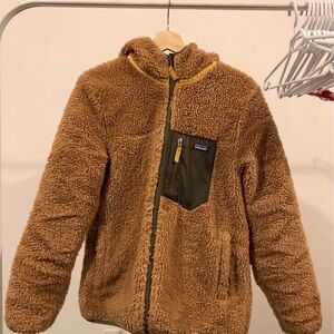 Patagonia ready Freddy Fleece Jacket with Olive Pocket
